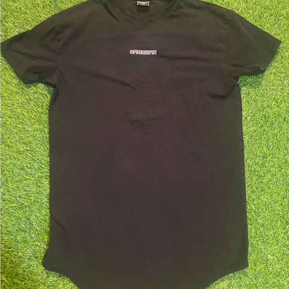 Raw gear gym weightlifting bodybuilding athletic t shirt size large